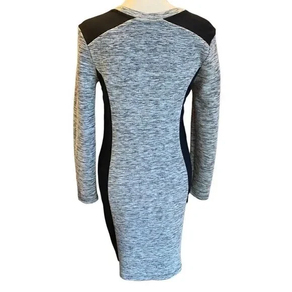 Athleta Color Block Cooldown Workout MIDI-Dress Black, Grey Women Size Small - Picture 5 of 11